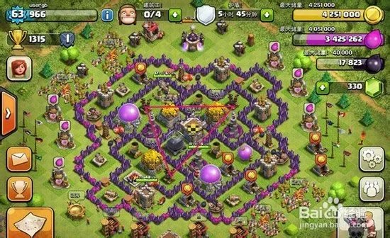 部落战争《Clash of Clans》8本防守阵型参考图