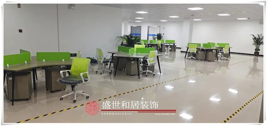 合肥智能科技公司简约风格办公室装修实景