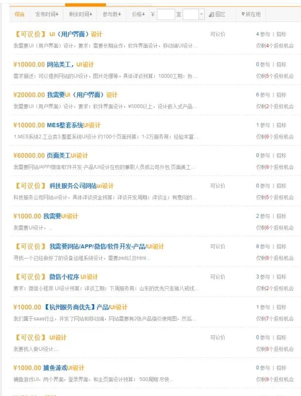 UI设计师如何兼职月薪过万