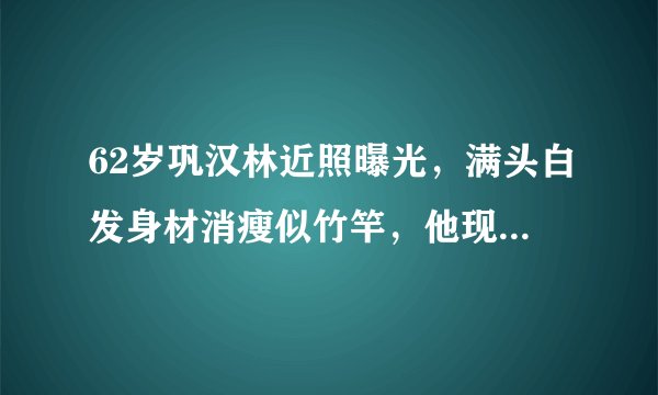 62岁巩汉林近照曝光，满头白发身材消瘦似竹竿，他现在在做什么？