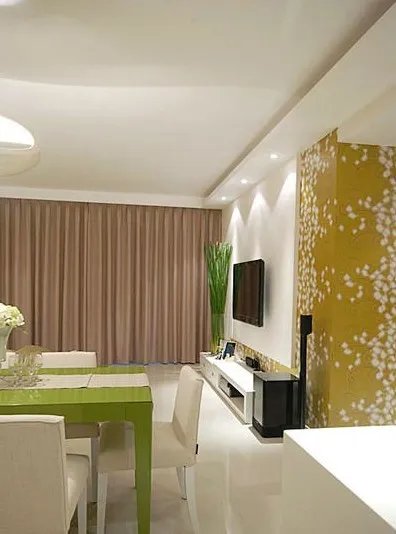 绿色清新 80后打造时尚爱巢