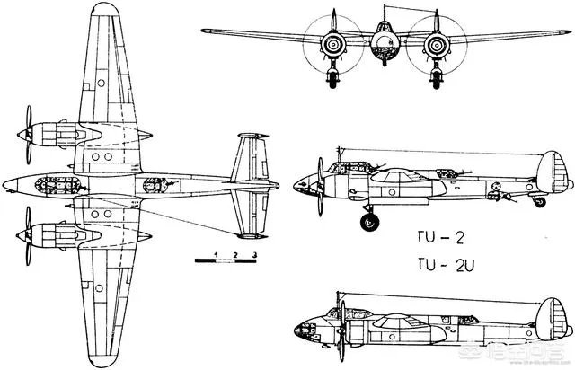 如何区别苏联佩图雅科夫轰炸机2轰炸机与图波列夫2轰炸机的外观区别？