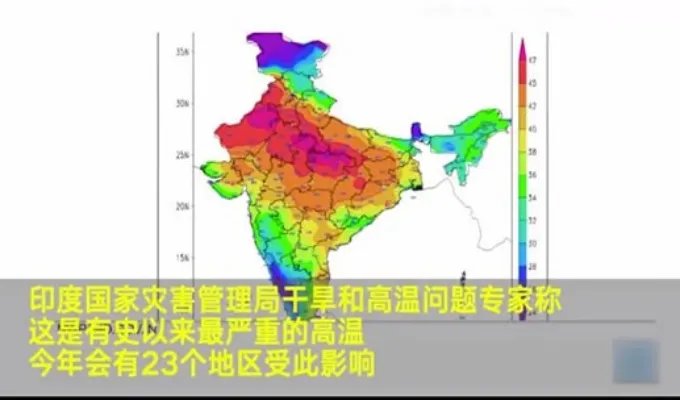 达51度印度高温已致36死：炎热高温来了如何预防