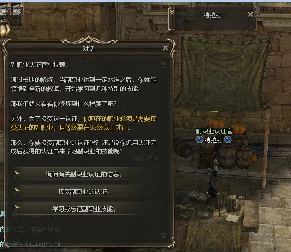 《新天堂2》副职业使用介绍