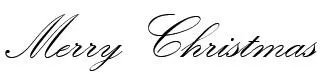 花体圣诞快乐英文