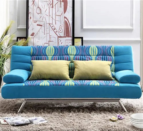 双人沙发床图片  小户型客厅必备的双人沙发床