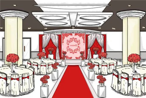 手绘婚礼教程 如何画好婚礼手绘效果图