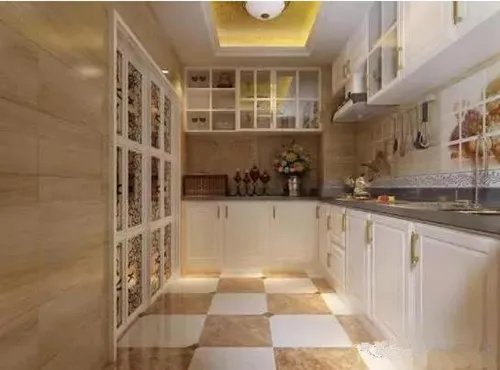 厨房推拉门装修效果图 打造时尚精美的厨房空间