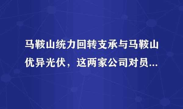 马鞍山统力回转支承与马鞍山优异光伏，这两家公司对员工的待遇怎么样？