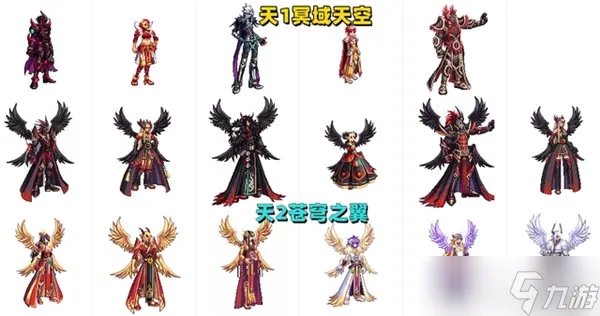 《dnf》天空套大全1到15外观一览