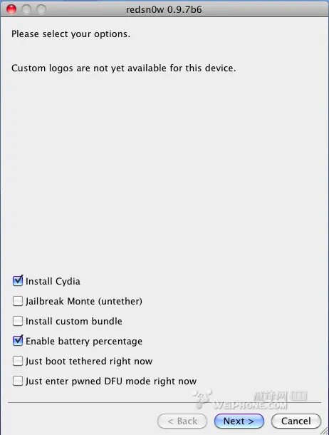 iPod Touch 4完美越狱图文教程