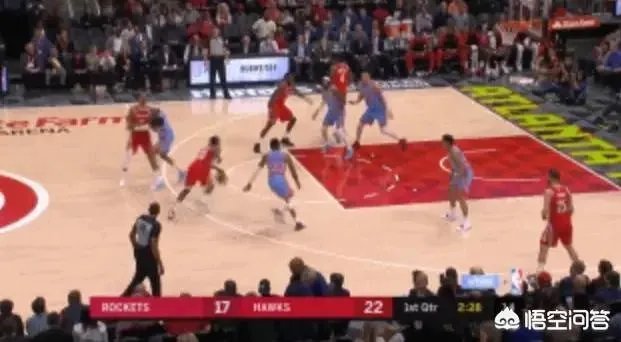 火箭队客场挑战老鹰队的比赛中,哈登胯下虚晃贝兹莫尔找不到北,你怎么看?