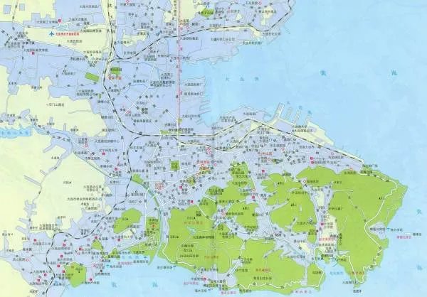 大连地图上的市区是大连最繁华的区吗