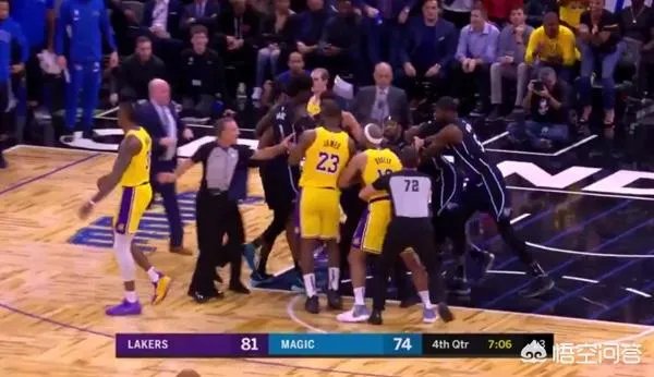 湖人险胜魔术，双方爆发冲突，杜德利实力一打三，如何评价？