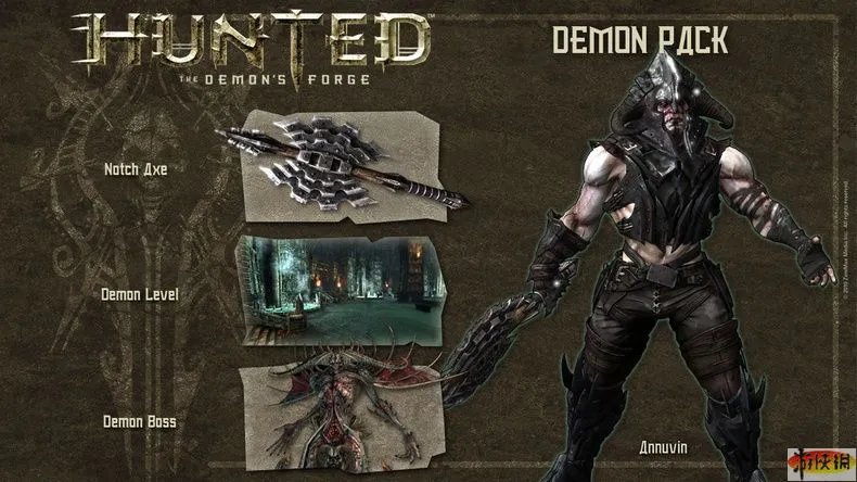 《猎杀之恶魔熔炉》4位角色武器配备图