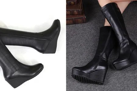 真皮的高跟高筒靴几大穿搭雷区千万不要碰