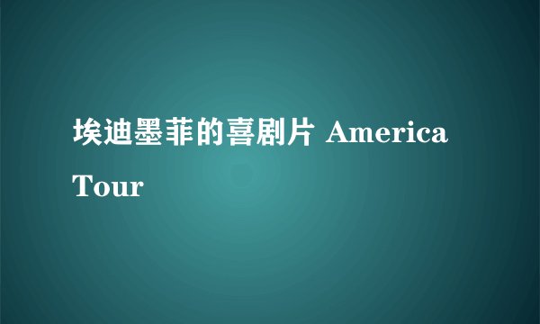 埃迪墨菲的喜剧片 America Tour