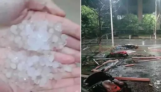 桂林罕见17级大风什么情况：画面曝光太罕见了