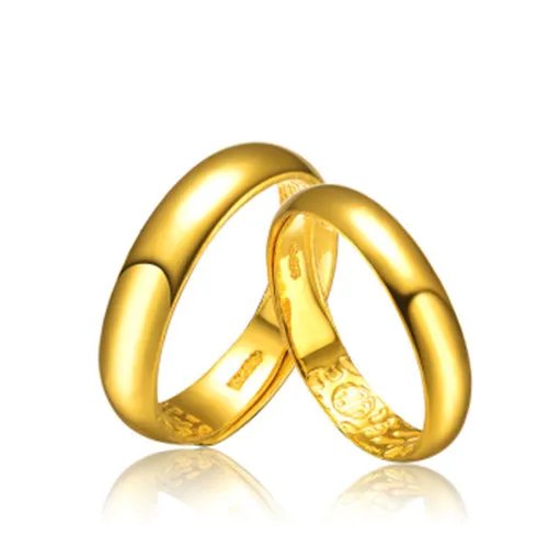 黄金情侣戒指图片欣赏2017款 黄金对戒一般多少克