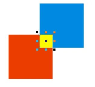 coreldraw12里如何使把两个图形相交的部分去掉