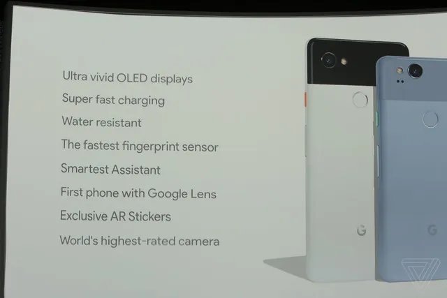 谷歌Pixel 2/XL发布 这次也用上全面屏