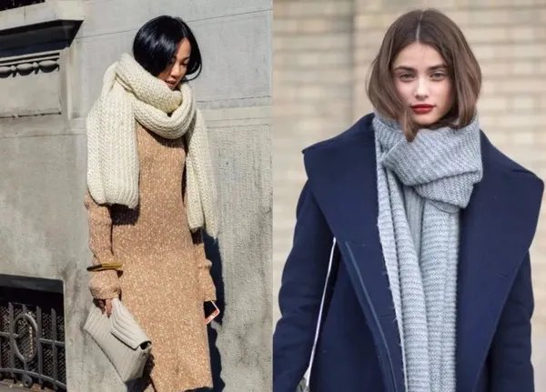 围巾的各种围法