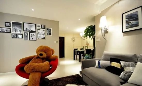 魔女游戏装修风格 宅居达人秀超萌3室2厅小美宅