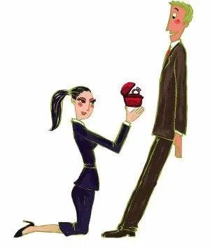 女子穿婚纱跪地求婚走红网络，你觉得求婚这种事是男人的专属吗？