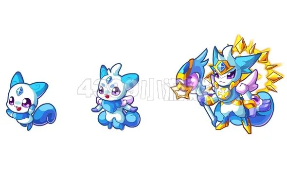 洛克王国迪莫超进化的图片，急！！！急！！！