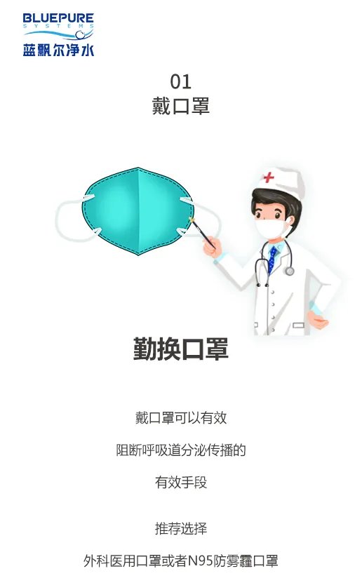 蓝飘尔净水汕头：复工防疫守则