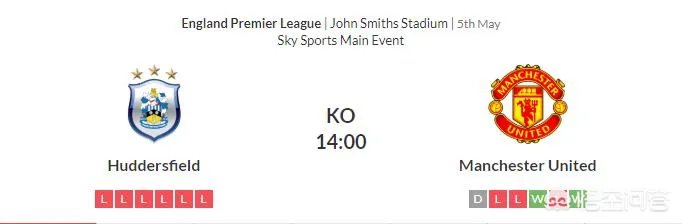 5月5日英超哈德斯VS曼联，谁能获胜？