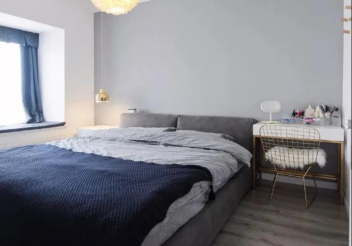 103㎡简约风格三居室装修，用大白墙也能装出好看的新家