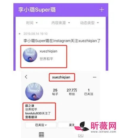 李小璐关注薛之谦怎么回事：原因详情是什么？