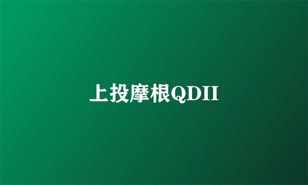 上投摩根QDII