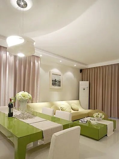 绿色清新 80后打造时尚爱巢