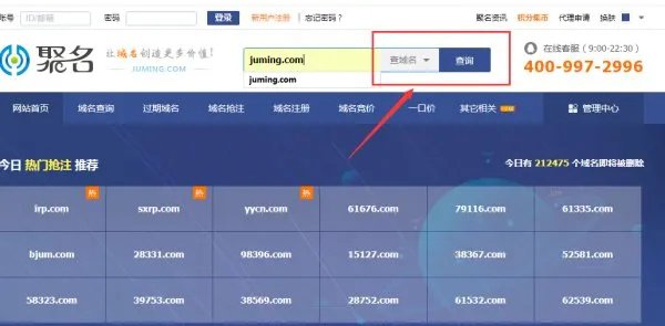 可以用什么网址查询域名注册信息？