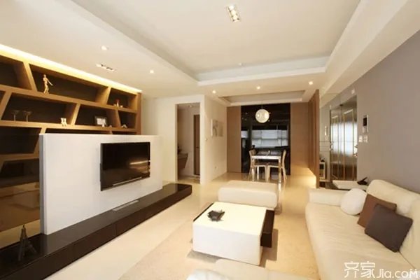 半隔断电视背景墙 各类风格电视背景墙隔断图片大全