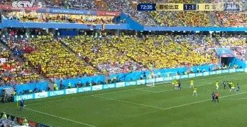 2018世界杯哥伦比亚对日本，金特罗打进神一般贴地斩任意球，金特罗是怎么想的呢？