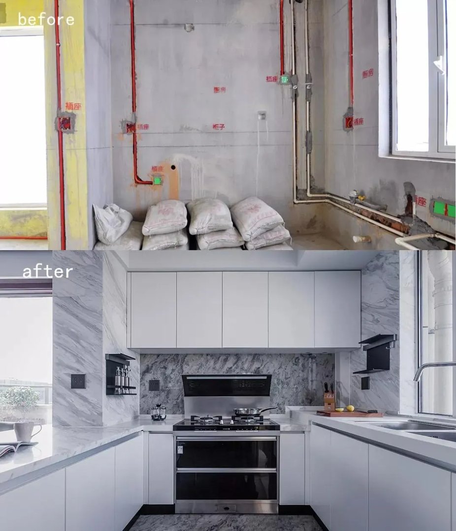 一套旧屋改造的案例，打造最惊艳的时尚简约风